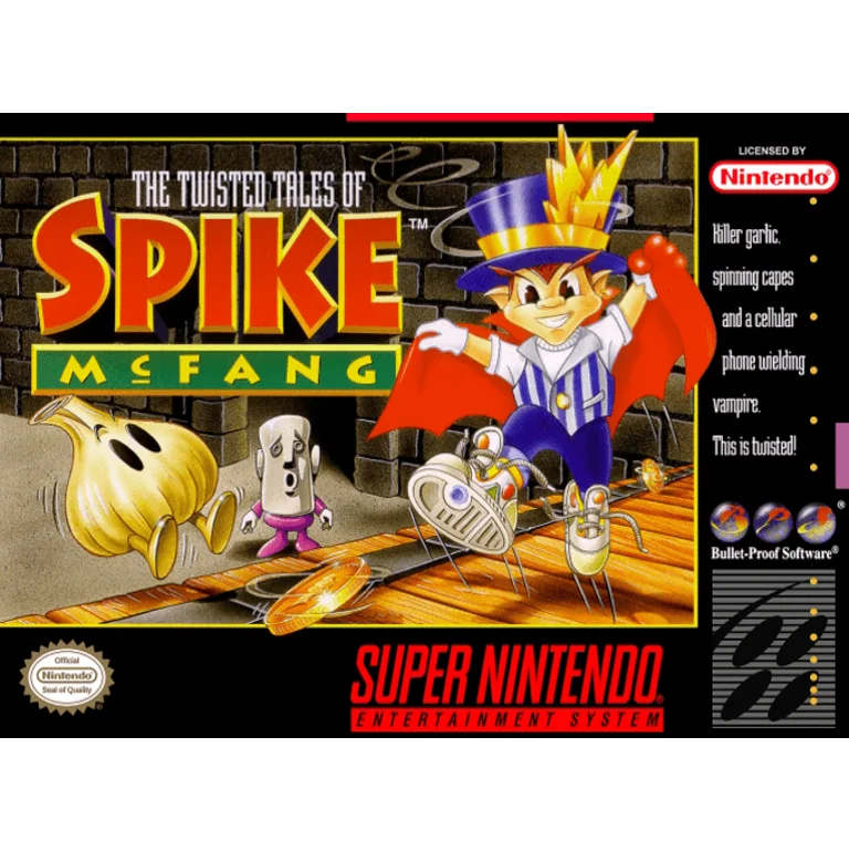 Jaquette de The Twisted Tales of Spike McFang 1 sur Snes