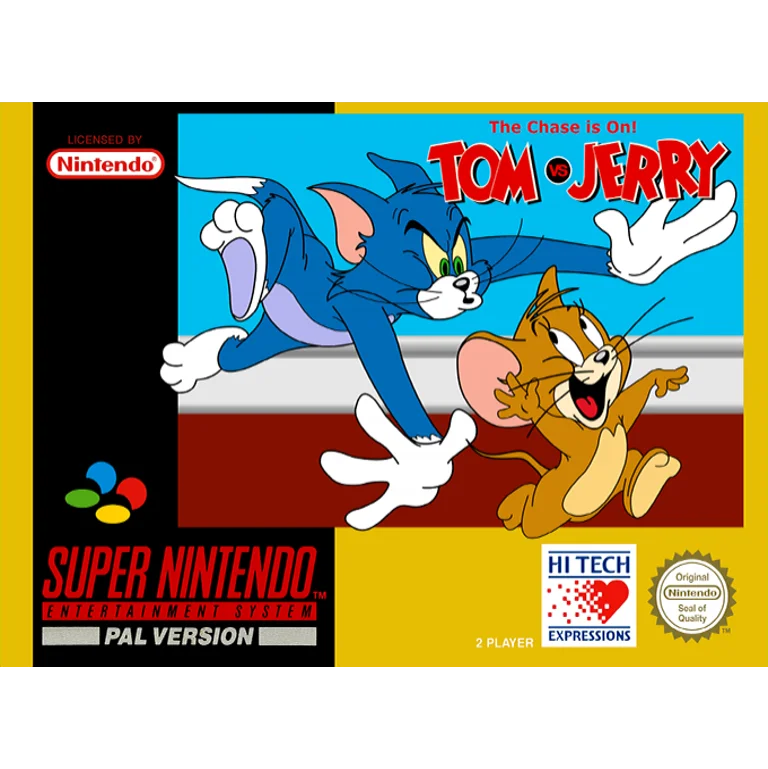 Jaquette de Tom vs Jerry The Chase Is On sur Snes
