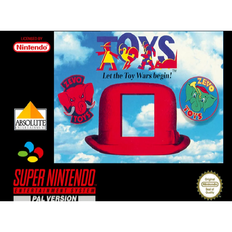 Jaquette de Toys Let the Toy Wars begin sur Snes