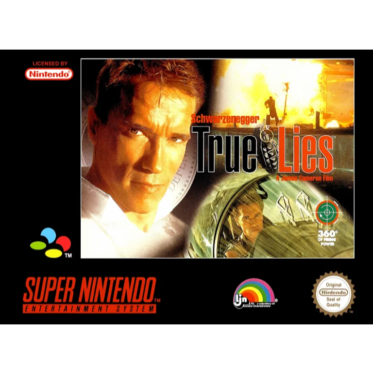Jaquette de True Lies sur Snes