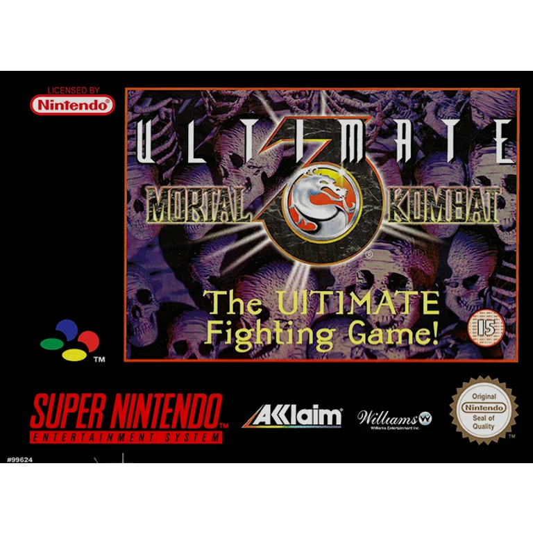 Jaquette de Ultimate Mortal Kombat 3 sur Snes