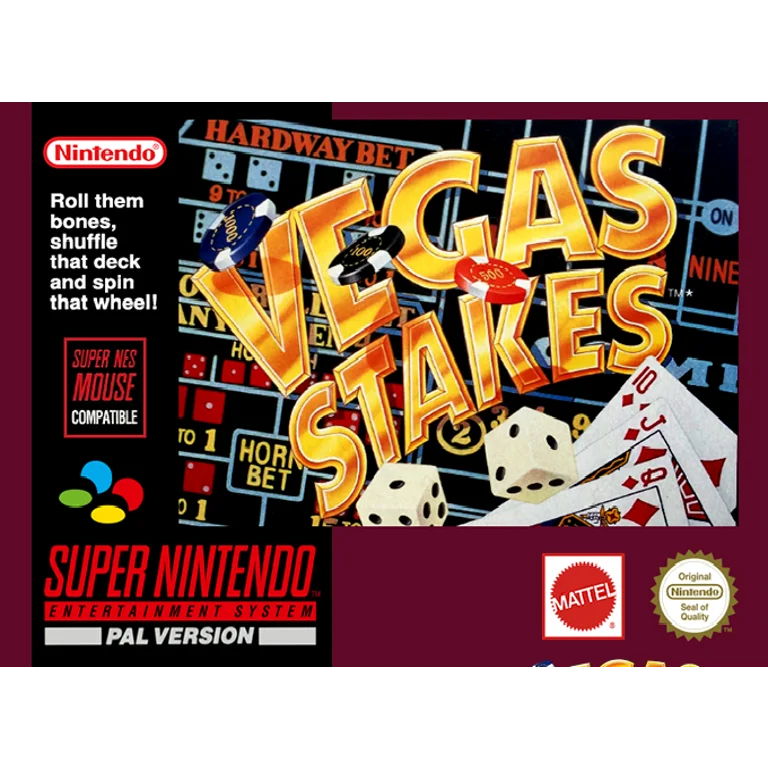 Jaquette de Vegas Stakes sur Snes