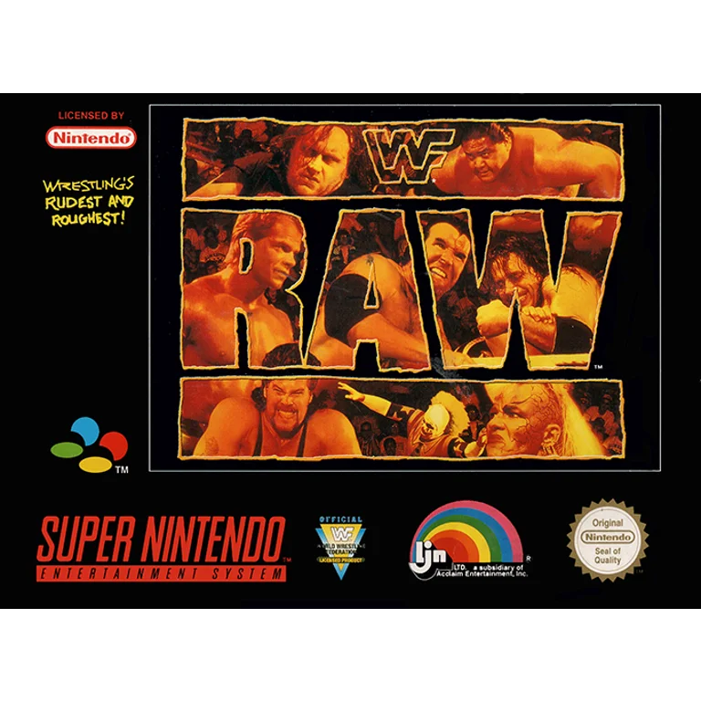 Jaquette de WWF Raw 1 sur Snes