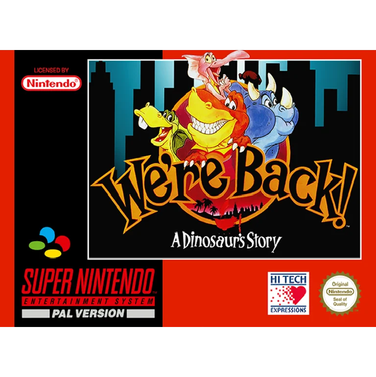 Jaquette de Were Back A Dinosaurs Story sur Snes