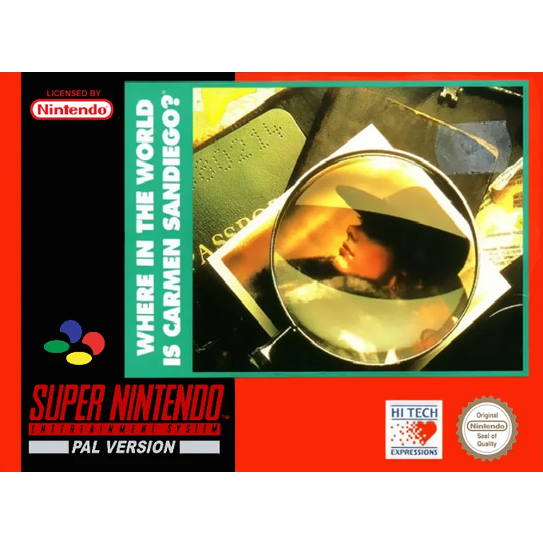 Jaquette de Where in the World is Carmen Sandiego 1 sur Snes