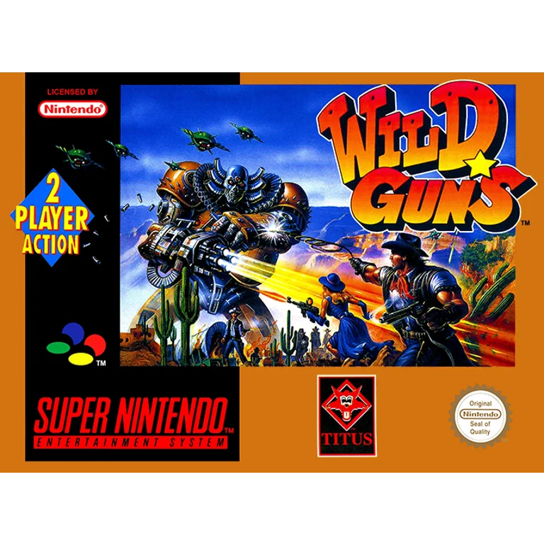 Jaquette de Wild Guns 1 sur Snes