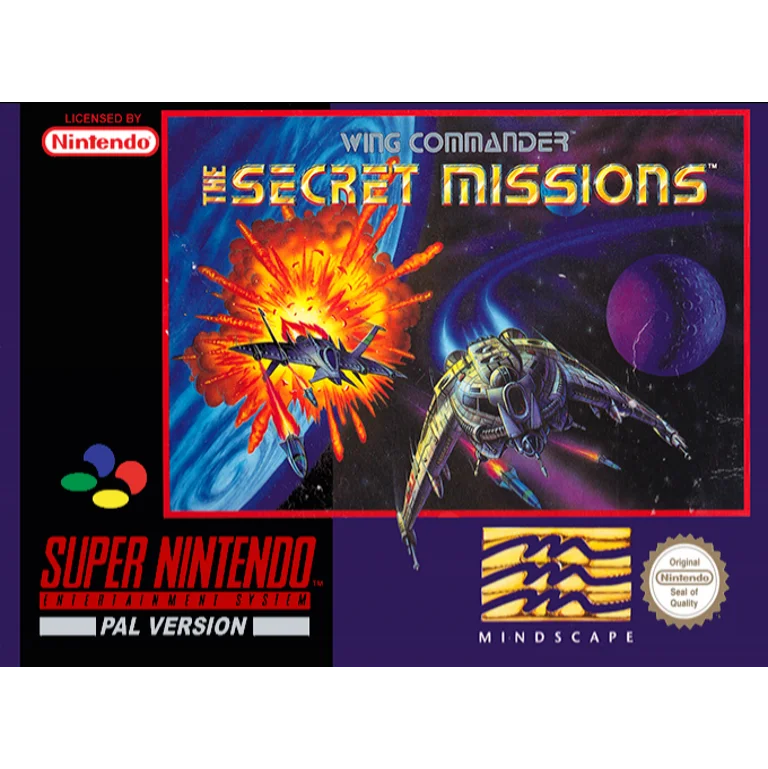 Jaquette de Wing Commander The Secret Missions sur Snes