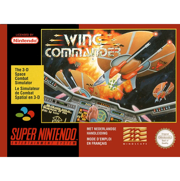 Jaquette de Wing Commander sur Snes