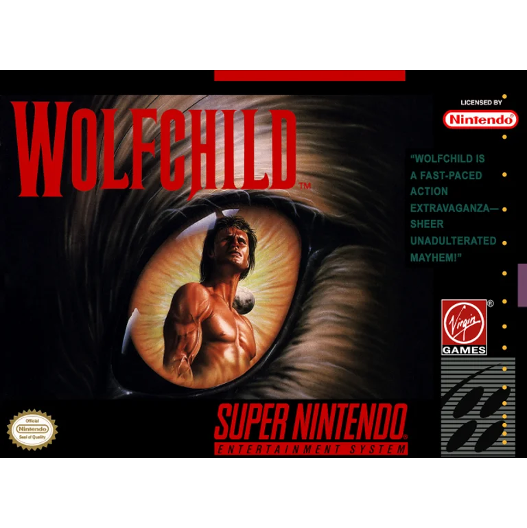 Jaquette de Wolfchild 1 sur Snes