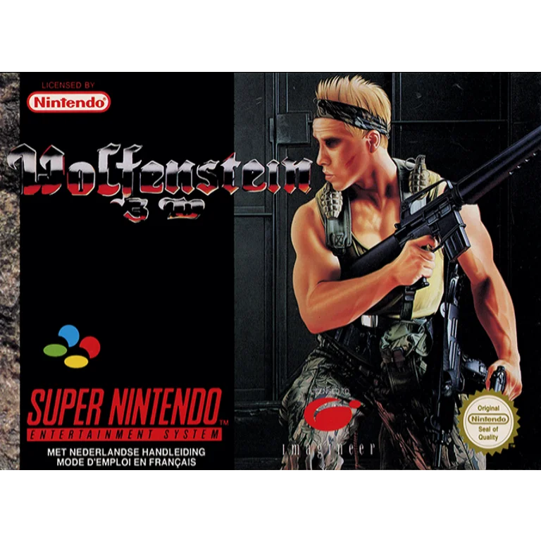 Jaquette de Wolfenstein 3D sur Snes