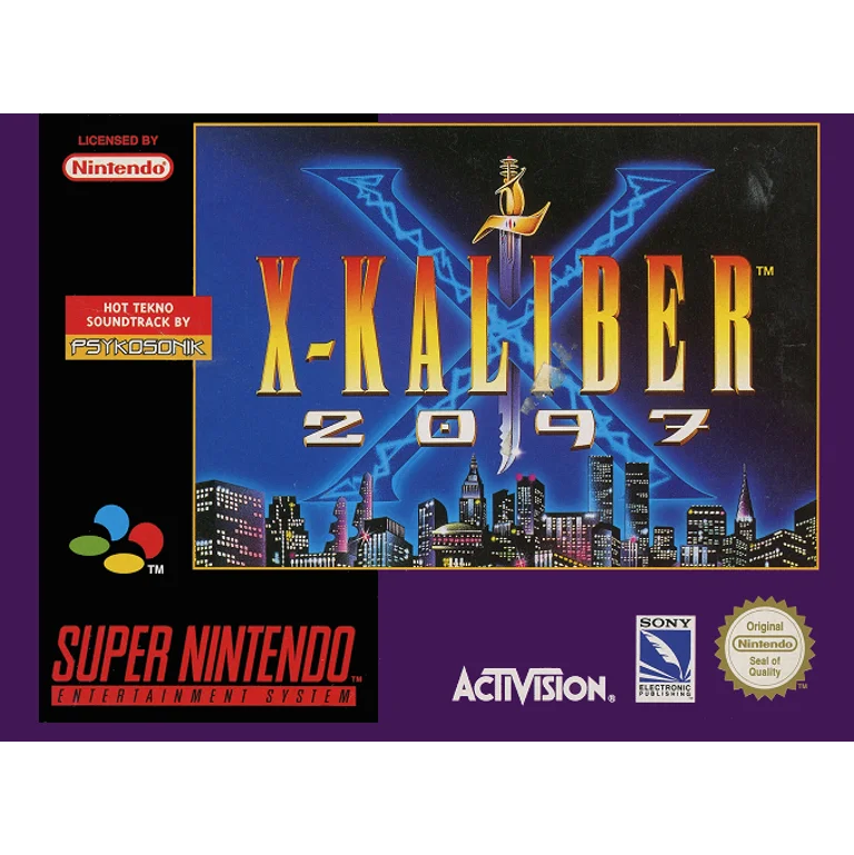 Jaquette de X Kaliber 2097 1 sur Snes