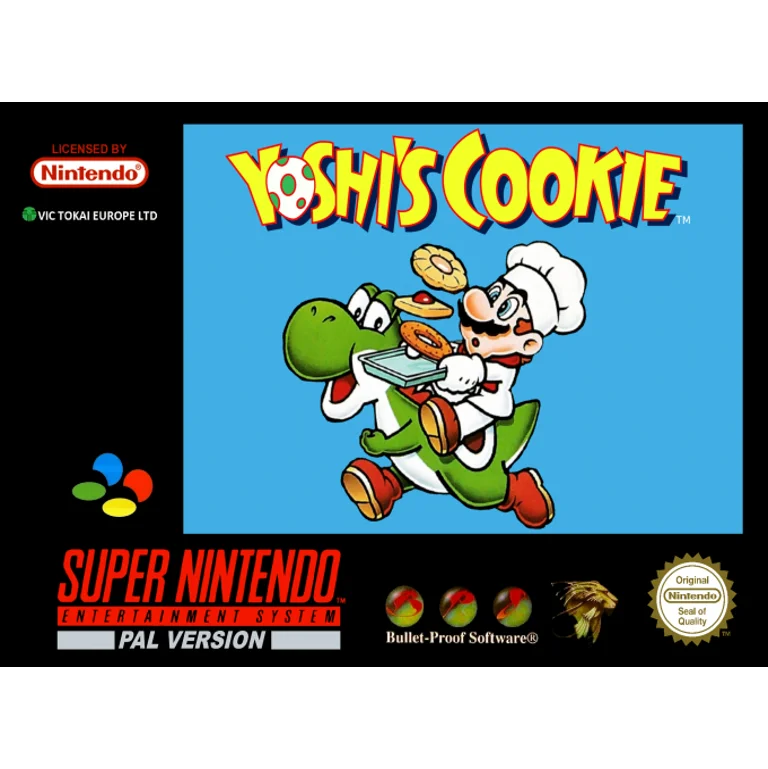 Jaquette de Yoshis Cookie sur Snes