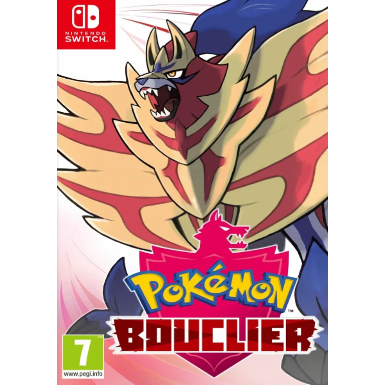 Jaquette de Pokemon Bouclier sur Switch