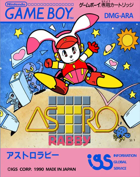 Jaquette de Astro Rabby sur Game Boy