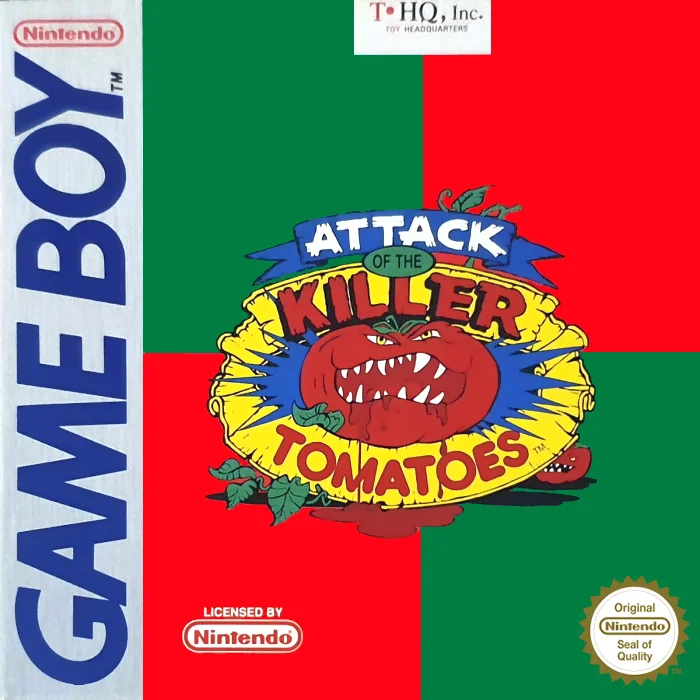 Jaquette de Attack of the Killer Tomatoes sur Game Boy