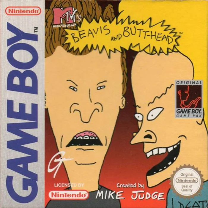 Jaquette de Beavis and Butt Head sur Game Boy
