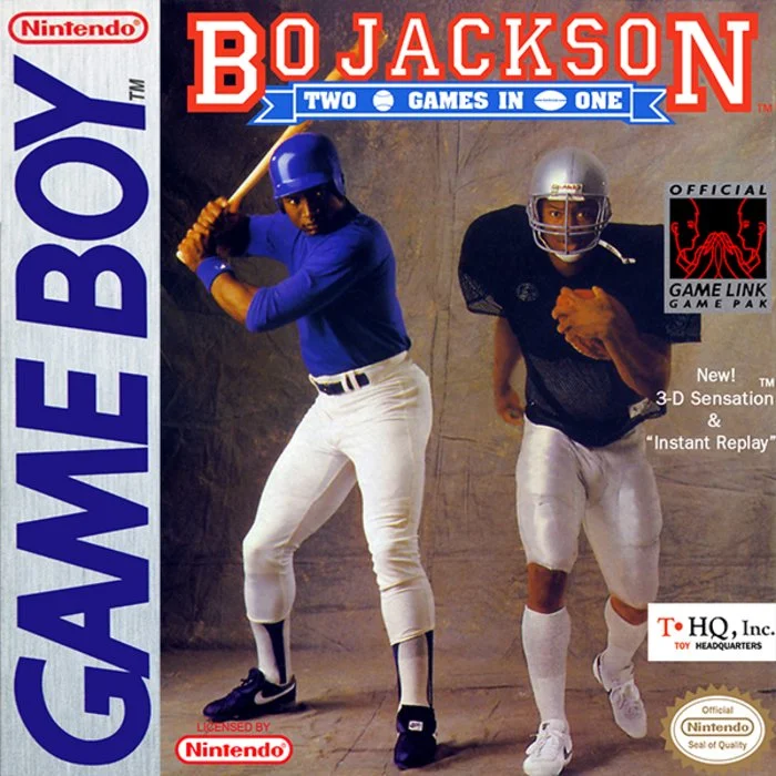 Jaquette de Bo Jackson Two Games in One sur Game Boy