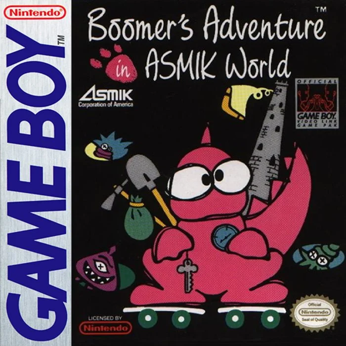 Jaquette de Boomers Adventure in ASMIK World sur Game Boy