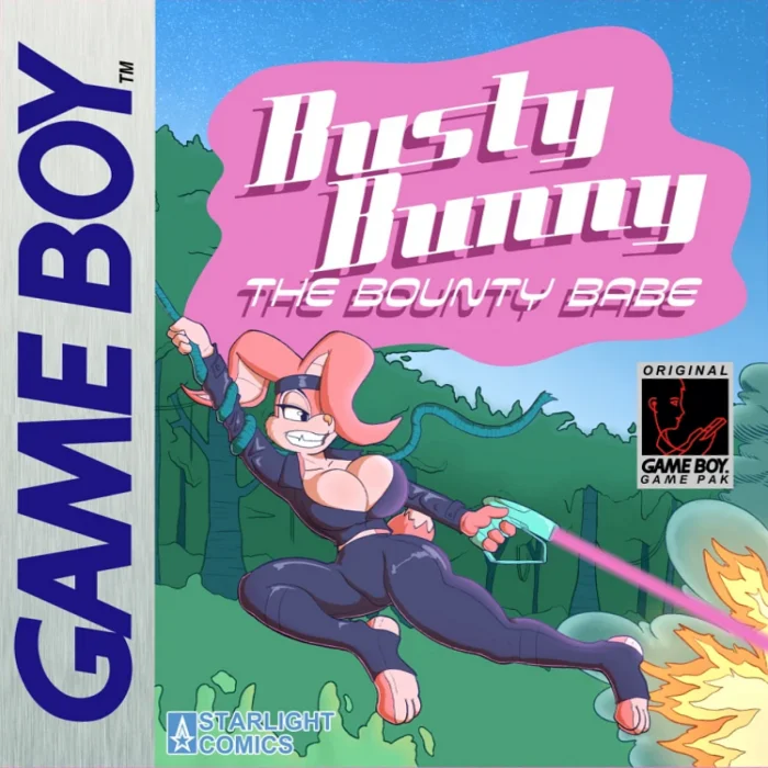 Jaquette de Busty Bunny The Bounty Babe sur Game Boy