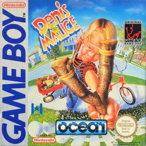 Jaquette de Denis la Malice sur Game Boy
