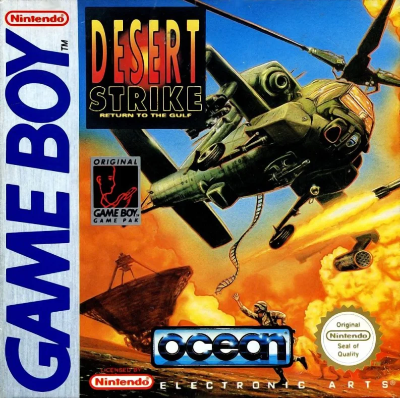 Jaquette de Desert Strike Return to the Gulf sur Game Boy