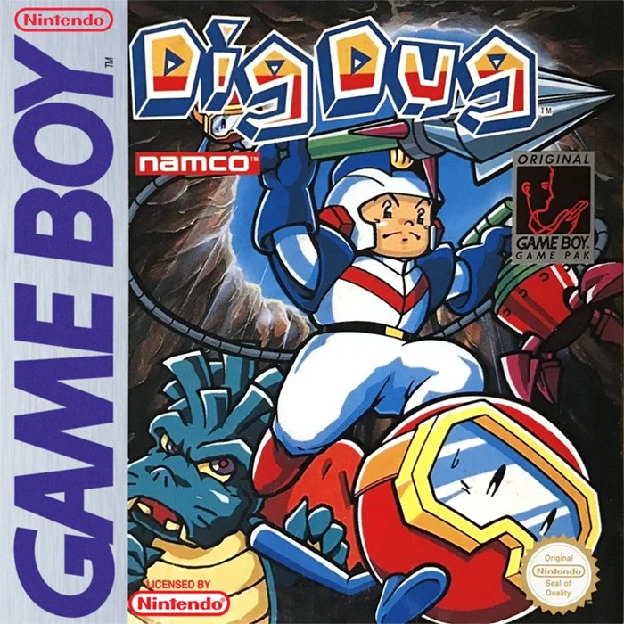 Jaquette de Dig Dug sur Game Boy
