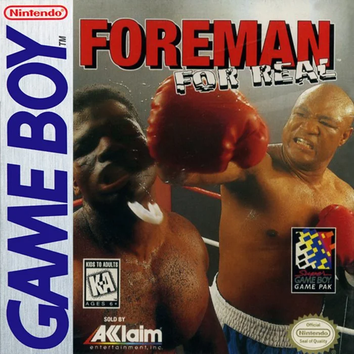 Jaquette de Foreman for Real sur Game Boy
