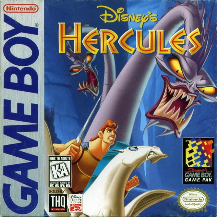 Jaquette de Hercules sur Game Boy