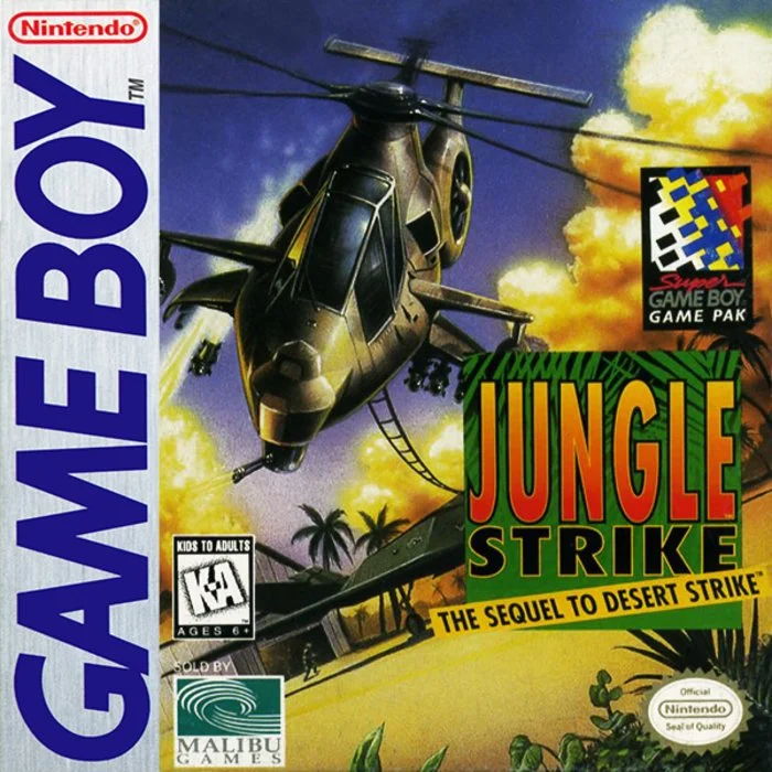 Jaquette de Jungle Strike sur Game Boy