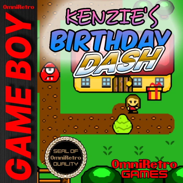 Jaquette de Kenzies Birthday Dash sur Game Boy