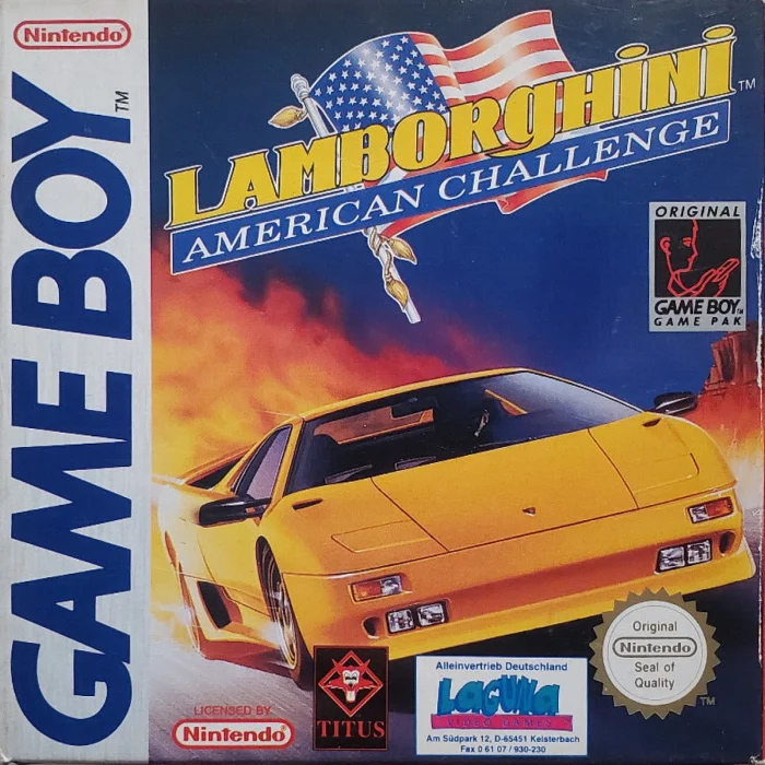 Jaquette de Lamborghini American Challenge sur Game Boy