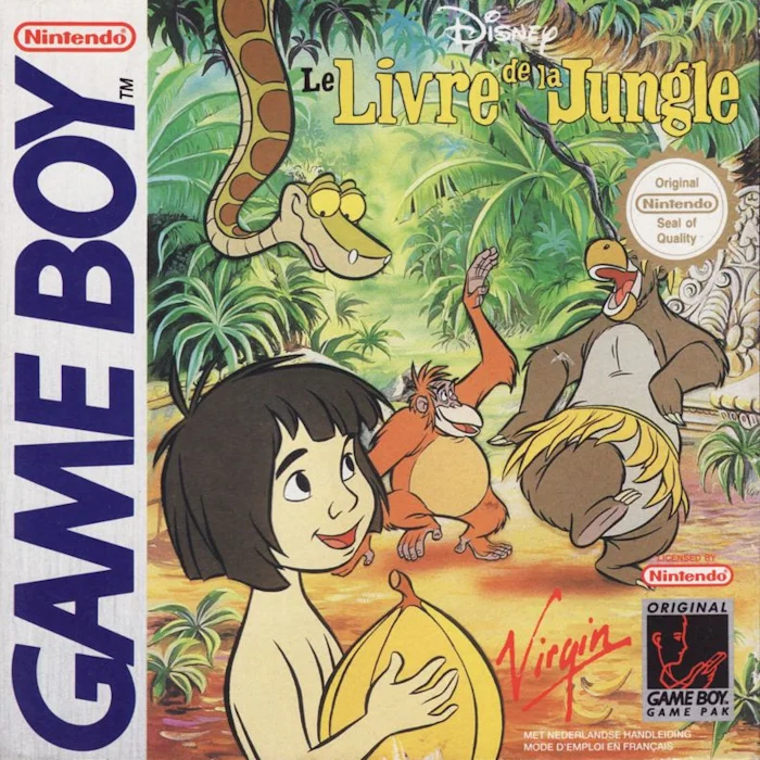 Jaquette de Le Livre de la Jungle sur Game Boy