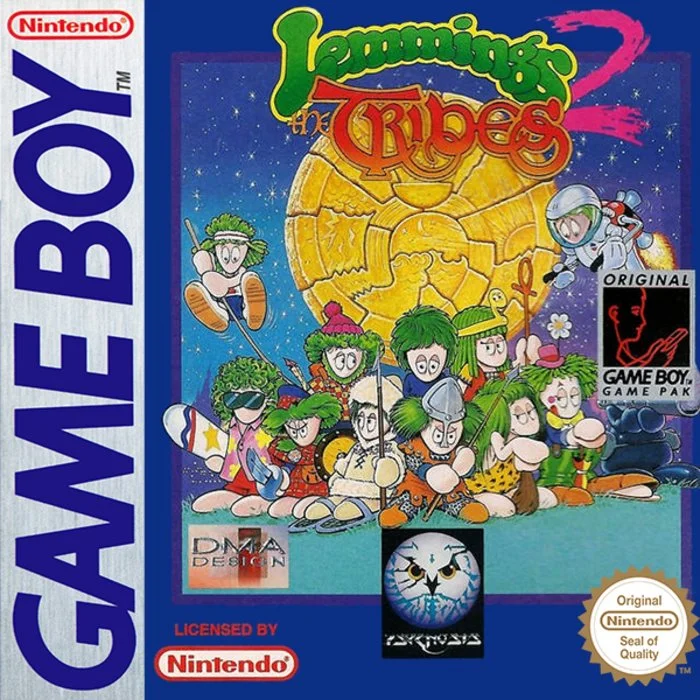 Jaquette de Lemmings 2 The Tribes sur Game Boy