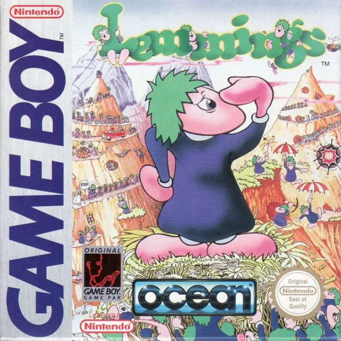 Jaquette de Lemmings sur Game Boy