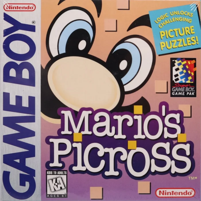 Jaquette de Mario No Picross sur Game Boy