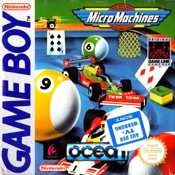 Jaquette de Micro Machines sur Game Boy