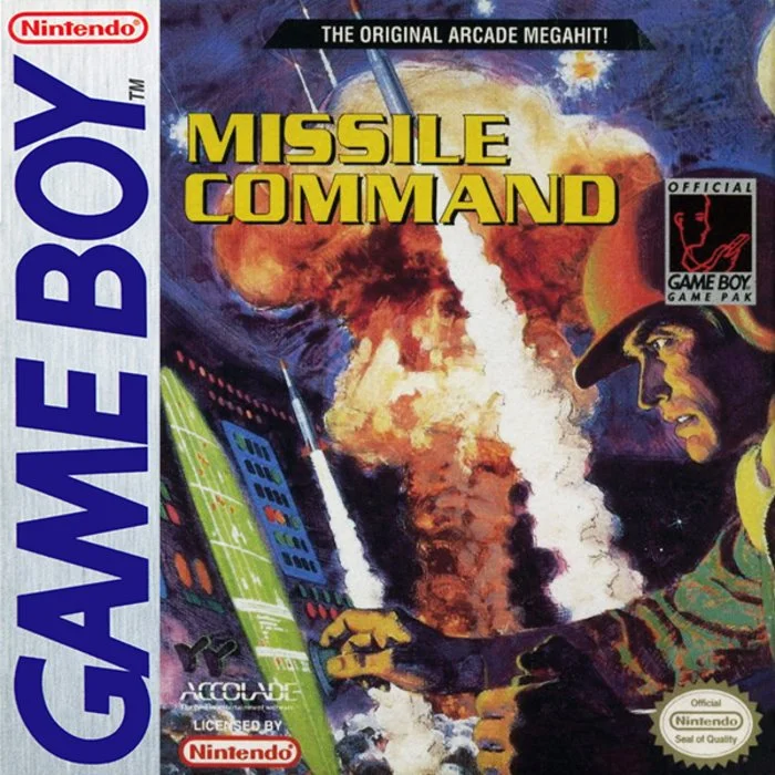 Jaquette de Missile Command sur Game Boy