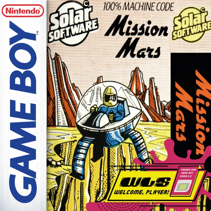 Jaquette de Mission Mars sur Game Boy
