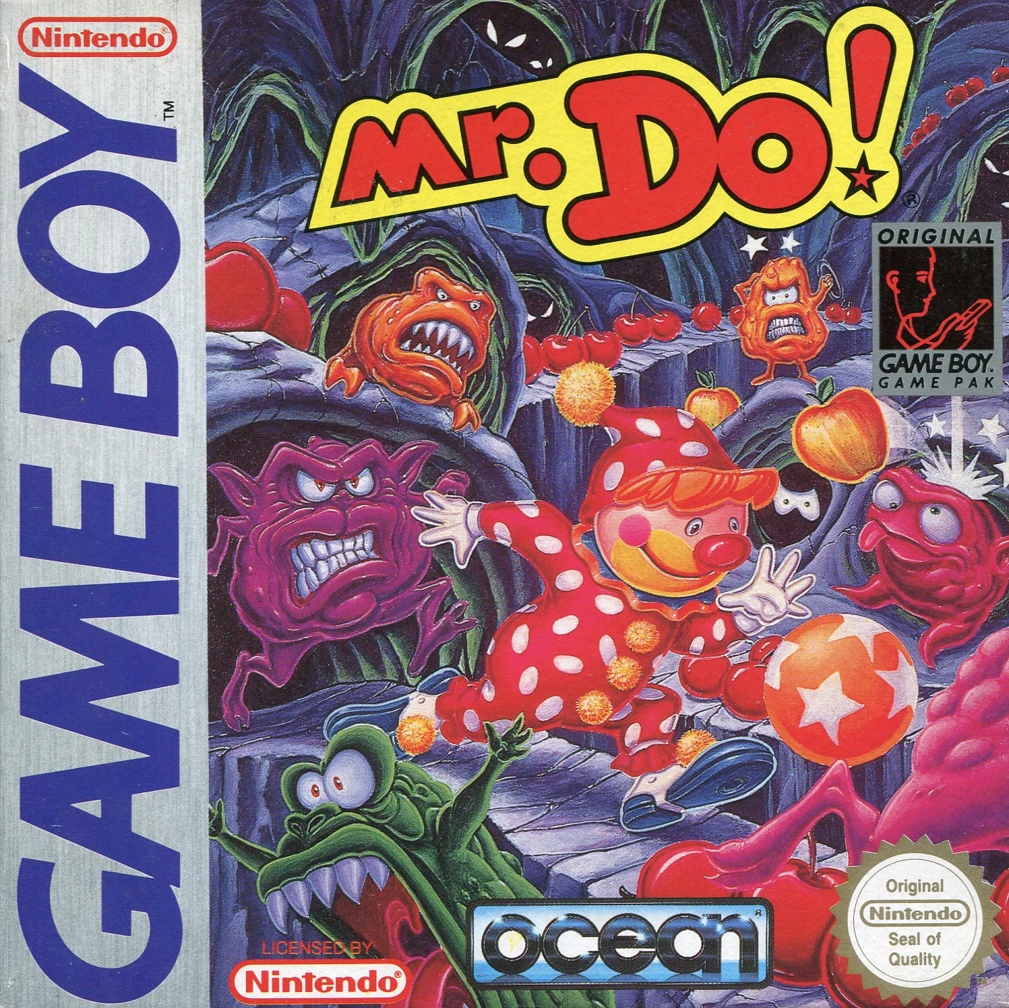Jaquette de Mr. Do sur Game Boy