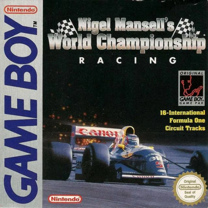 Jaquette de Nigel Mansells World Championship Racing sur Game Boy