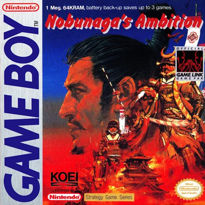 Jaquette de Nobunagas Ambition sur Game Boy
