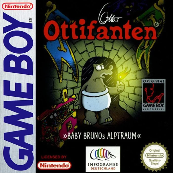 Jaquette de Ottos Ottifanten Baby Brunos Nightmare sur Game Boy