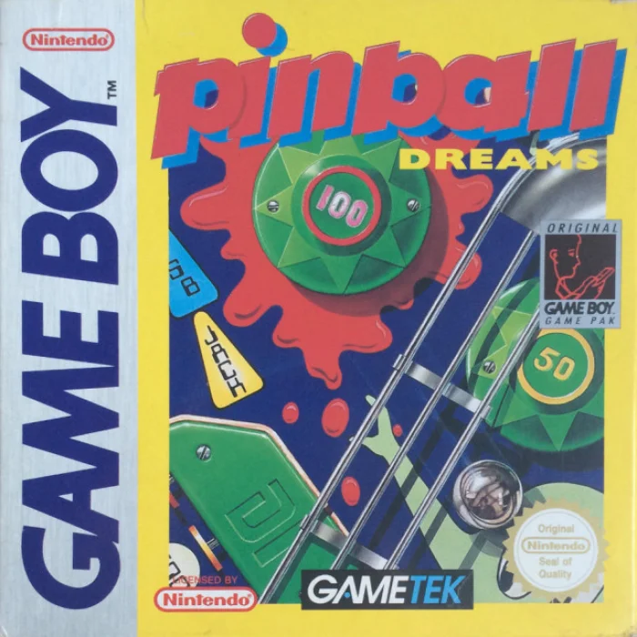 Jaquette de Pinball Dreams sur Game Boy