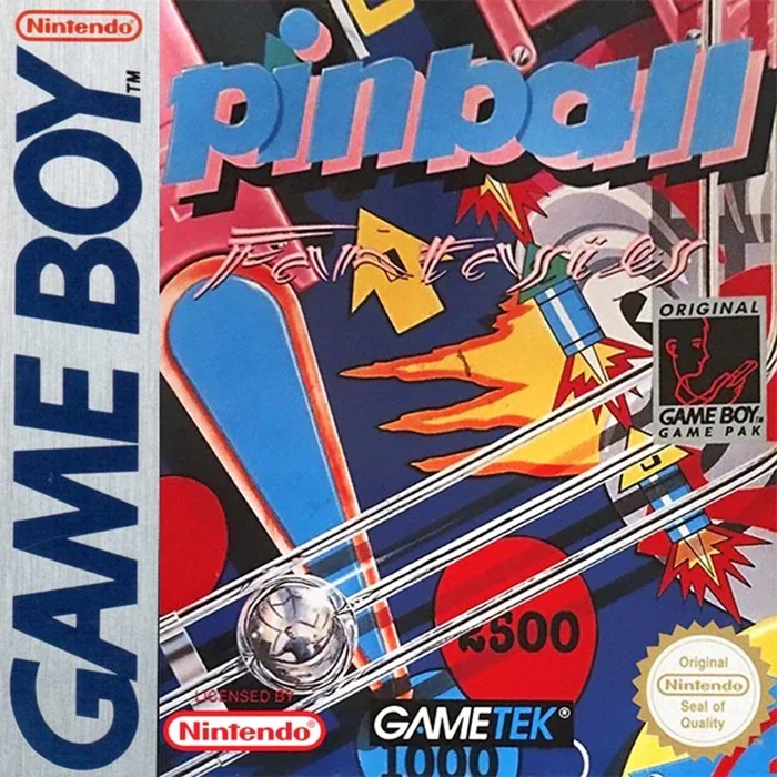 Jaquette de Pinball Fantasies sur Game Boy