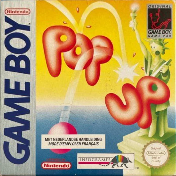 Jaquette de Pop Up sur Game Boy