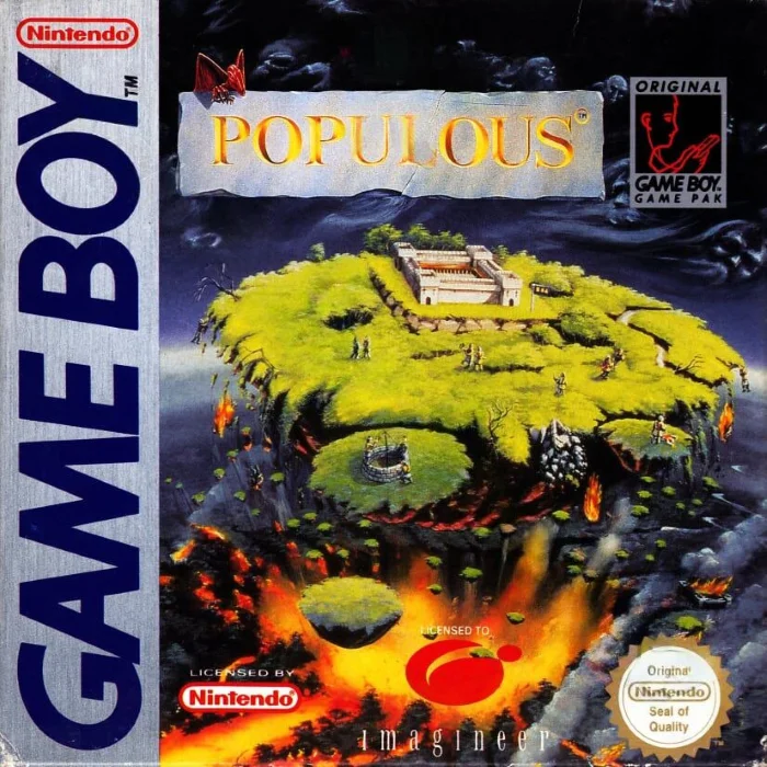 Jaquette de Populous sur Game Boy