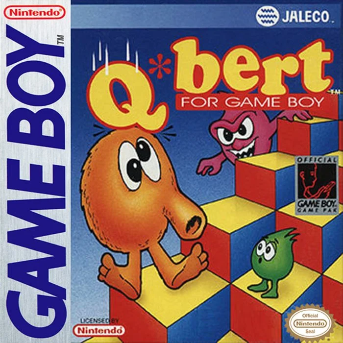 Jaquette de Qbert sur Game Boy