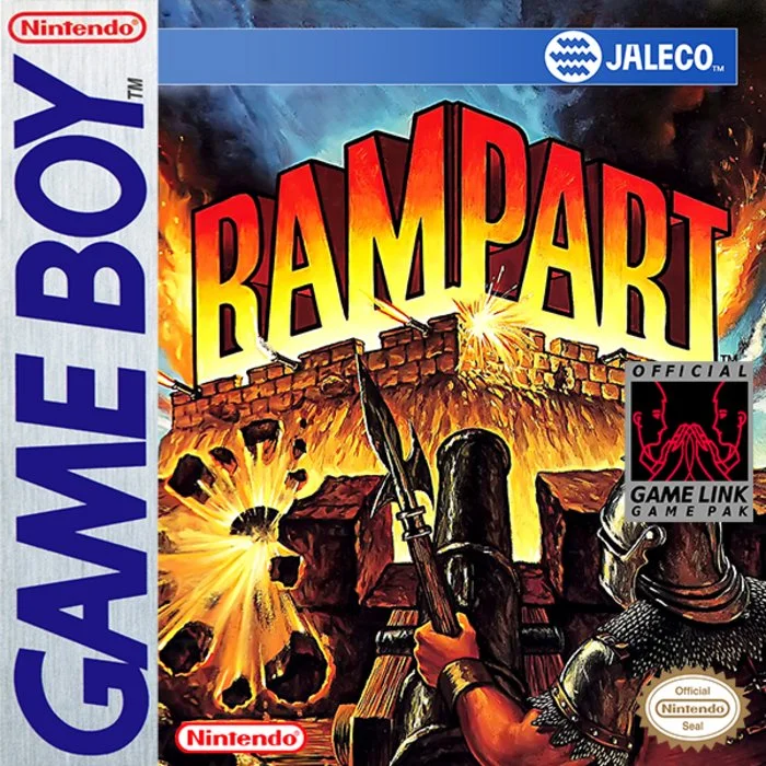 Jaquette de Rampart sur Game Boy