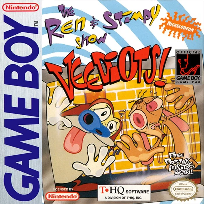 Jaquette de Ren Stimpy Show The Veediots sur Game Boy
