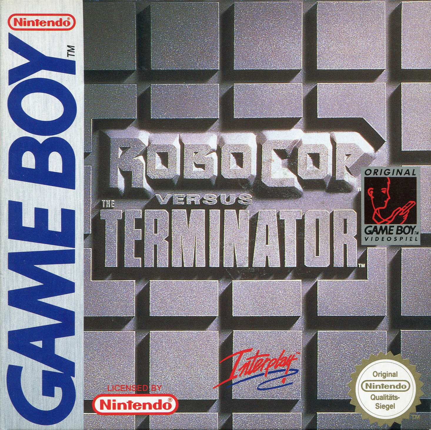 Jaquette de RoboCop versus The Terminator sur Game Boy